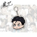 Anime Korean Manga BL Manwha Jinx Keychain Joo Jaekyung Kim Dan Cartoon Figure Pendant Car Key Chain Jewelry Men Gift Accessorie.