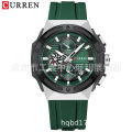 CURREN/Karen 8462 multi-function tape waterproof watch six-pin calendar couple watch men's watch women's watch. 
