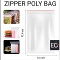 10x 12 inch Zip Lock Plastic Packet 10 pcs pack. 