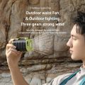 YL 008 New High Wind And Large Capacity Outdoor Construction Site Portable Waist Mounted Fan 6000mAh With Power Bank Flashlight.