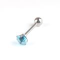 1PC Tongue Piercing Ring Heart Tongue Rings Piercing Stainless Steel Earring Stud Tongue Studs Barbell Pircing Jewelry for Women. 