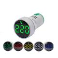 AC60-500V AC Voltage Meter LED Digital Display 1 PCS Round. 