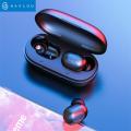 【FUPANG】Haylou GT1 TWS wireless earbuds 7.2mm voice coil stereo music Bluetooth earphone control IPX5 waterproof sport headset with mic. 