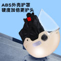 National Standard 3C Certified Helmet Electric Vehicle Women's Autumn and Winter Half Helmet Battery Motorcycle Safety Helmet Men's New Bib Warmth. 