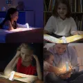 USB Rechargeable Book Light,for Kids Reading in Bed,LED Clip on Book Reading Lamp for Eye Care At Night Bookworms Travel. 