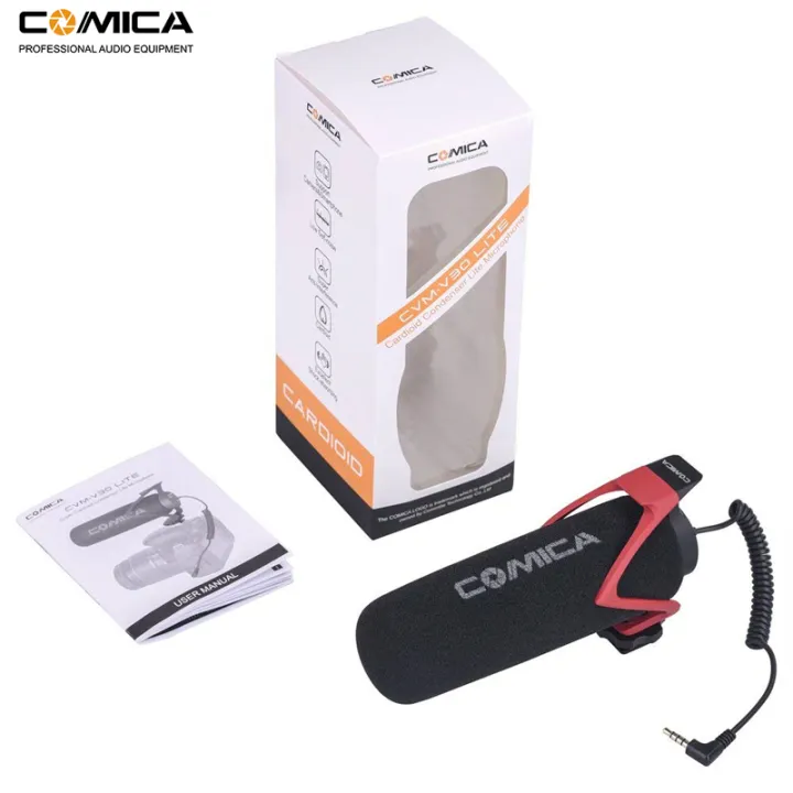 Comica%20CVM-V30%20LITE%20Video%20Microphone%20Condenser%20Volgging%20Recording%20Mic%20for%20Canon%20Nikon%20Fuji%20DSLR%20Camera,Microphone%20for%20Smartphone%20-%20Image%206