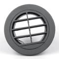 2X Air Vent Ducting Piece Round Flat Pipe Outlet Exhaust Connector for Eberspaecher Parking Heater 60mm.