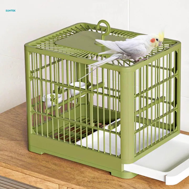 Parrot%20Bird%20Cage%20with%20Hook%20and%20Slide%20Out%20Tray,%20Home%20Use%20Cage%20Bird%20House%20for%20Parakeet,%20-%20Image%203