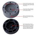 4 Pcs Washing Machine Anti Vibration Pads Lifting Rubber Feet Anti Slip Mute Furniture Leveler Universal Dampers Fixed Base. 