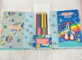 Double sided Color Pencil coloring book set..