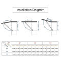 50-200N Copper Force Cabinet Door Lift Support Gas Strut Hydraulic Spring Hinge Kitchen Cupboard Hinge Furniture Hardware. 