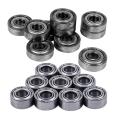 10Pcs 684ZZ Bearing 4X9X4 mm ABEC-5 Miniature 684 Z ZZ Ball Bearings 684-2Z & 10Pcs Miniature Rubber Sealed Metal Shielded Metric Radial Ball Bearing Model: 607ZZ 7 X 19 X 6MM. 