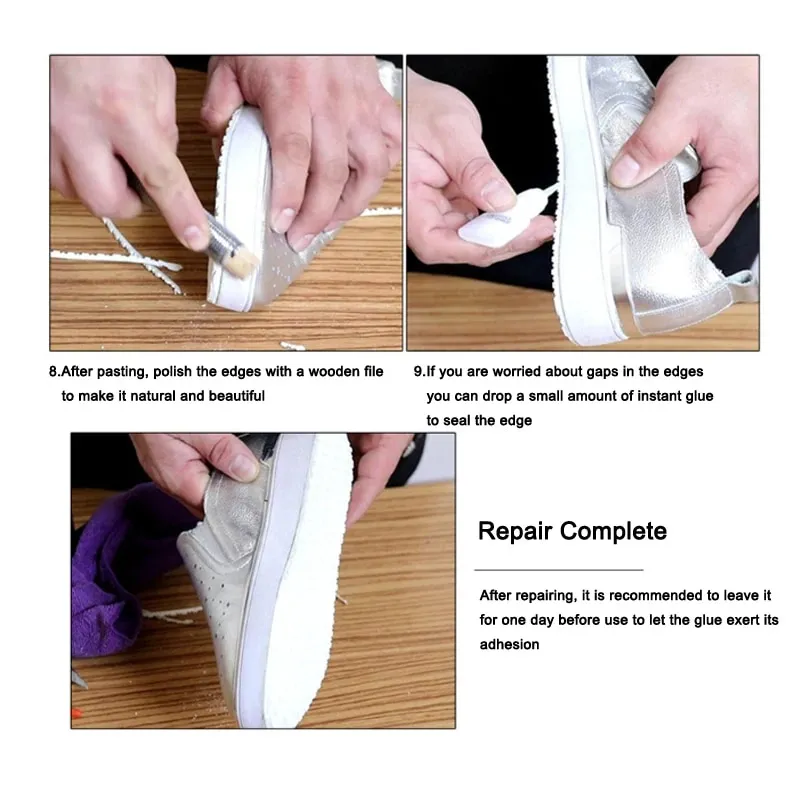 Rubber Soles for Shoes Repair Outsole Replacement Anti Slip Wear