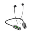 Strictly select neck-mounted wireless bluetooth headset digital display super long standby neck-mounted headset ear return function karaoke live broadcast.