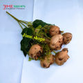 Artificial 7 laddhu flower bunches 12 inc long.