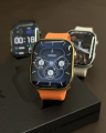 WS-S9 MAX Smartwatch with AMOLED Display and 2 Strap – Orange Color.