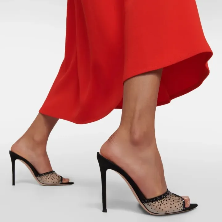 New%20Summer%20Women's%20High-heeled%20Sandals%20Stiletto%20Rhinestone%20High-heeled%20Slippers%20Pointed%20Toe%20Open%20Toe%20Slip-on%20High-heeled%20Sandals%20-%20Image%205
