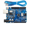 Arduino UNO R3 Development Board – ATmega328P – DIP / SMD Version – Ideal for Students, Training, DIY Electronics & Robotics Projects.