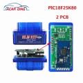 OBD2 Scanner ELM327 PIC18F25K80 Double PCB ELM 327 -Compatible V1.5  OBDII Cable  Remove Ene Errors. 