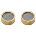 2pcs 25mm Condenser Microphone Capsule Replacements Large Diaphragm Microph Electric Instrument Parts. 