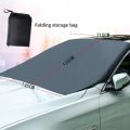 TEWUB Dustproof Heat Protection Rearview Mirror Cover Sunshade Protector UV-Protection Windproof Snow Ice Protection Car Windscreen Cover Front Windshield Cover Window Guard Screen Car Sun Shade Protector. 