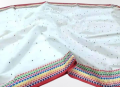 Exclusive Design white Noyontara Par/ Sirajganj Tat Saree For Women.