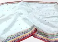 Exclusive Design White Noyontara Par Sirajganj Tat Saree for Women.