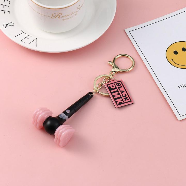New%20Kpop%20BLACKPINK%20Lightstick%20keychain%20can%20luminous%20hammer%20pendant%20for%20blink%20gift%20-%20Image%207