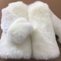 Girls Fur Coat Jacket Cotton Outwear Overcoat 2023 Fuzzy Warm Thicken Plus Velvet Winter Autumn Christmas Children's Clothing. 