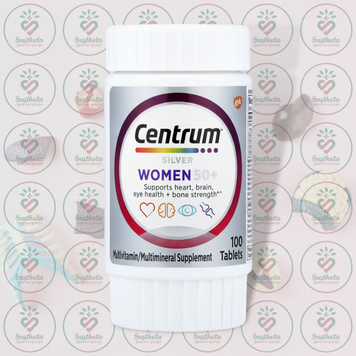Centrum Silver Women 50+ – 100 Tablets – with Vitamin D3, B Vitamins ...