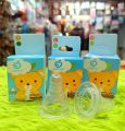 Feeding Liquid Silicone Nipplle Pacifier Nibbleer for Baby Bottle Replace - 2 PCS ( apple.bear).