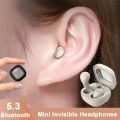 SK19 TWS Wireless Bluetooth Headphones In-Ear Invisible Sleep Earbuds With Mic Noise Cancelling Earphones HIFI Music Headset. 