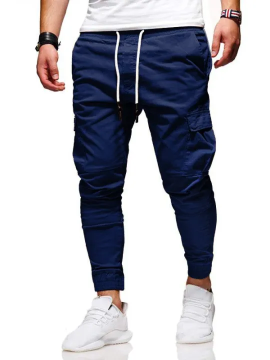 Winter%20Men's%20Cargo%20Pants%20Joggers%20Casual%20Sweatpants%20Multi-Pocket%20Fashions%20Black%20%20Trousers%20-%20Image%205