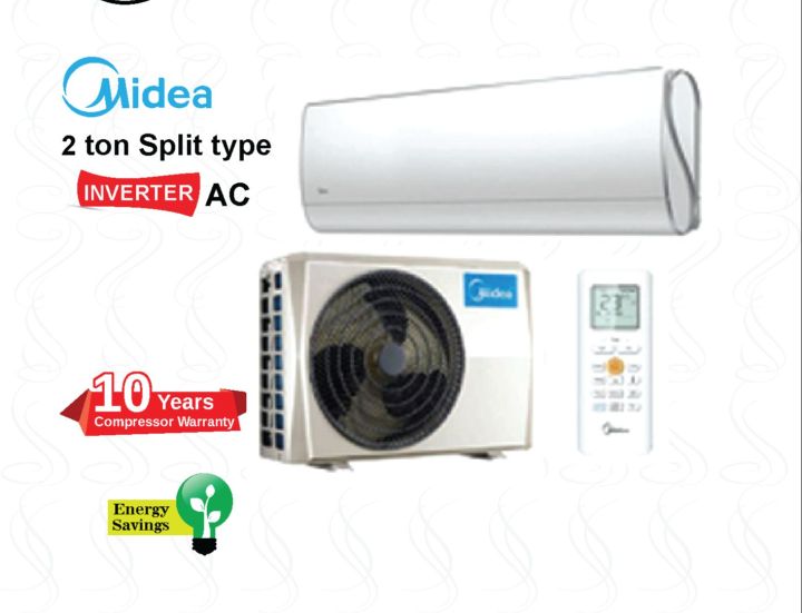 Midea%20Inverter%202%20Ton%20Ac%20Split%20Type%20Air%20Conditioner%2010%20Year%20Compressor%20Official%20Warranty%20-%20Image%202