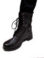 Safety Leather  Long Boot For Men-Biker Boots. 