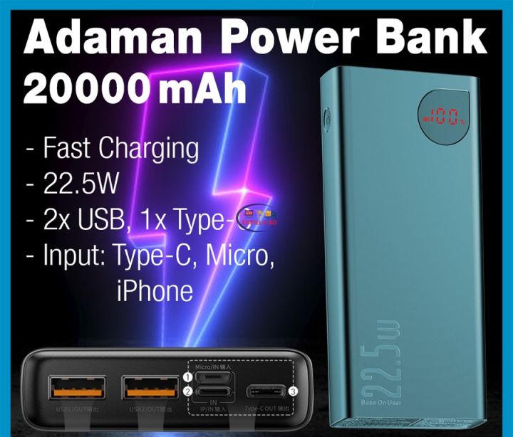 Beseus%20Power%20Bank%20Adaman%2022.5w%2020000Mah%20PPAD000101%20Metal%20Digital%20Display%20Quick%20Charge%20Power%20Bank%20-%20Image%204