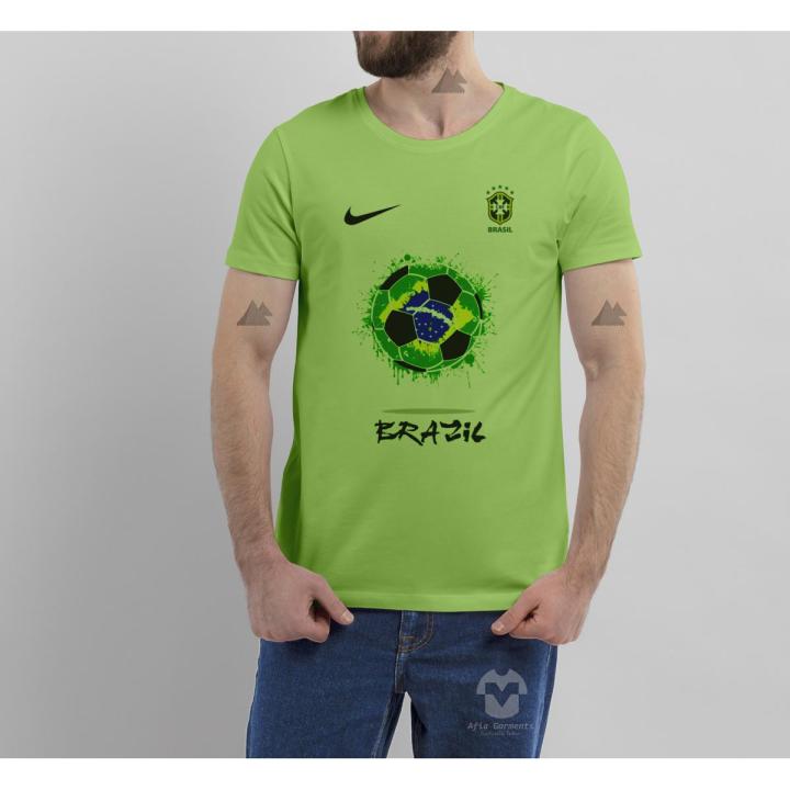 Brazil Fan Half hata Comfortable Jersey Gol Gola Tshirt