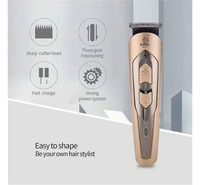 Kemei%20Km%20756%20Titanium%20Blade%204%20comb%20Hair%20Trimmer%20&%20Clipper%20-%20Image%203