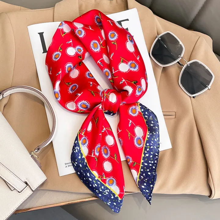 Flower%20Silk%20Square%20Scarf%20Women%20Satin%20Shawl%20Wrap%20Hijab%20Female%20Hair%20Band%20Wrist%20Luxury%20Headkerchief%2070*70cm%20Echarpe%202024%20Bandana%20-%20Image%207