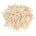 100 Pieces Wooden Ice Cream Sticks - Versatile And Eco-Friendly Sticks For Making Homemade Ice Cream Treats. 
