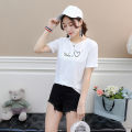 2019 Short Sleeve T T-shirt Women's Pullover Student Wear Loose 7 Color 3D Love Letter Fashion Summer Selected New Products.