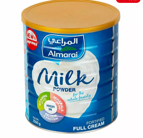 Almarai Fortified Full Cream Milk Powder 2.5kg ksa