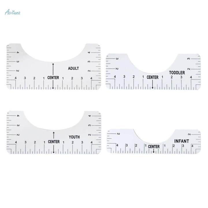 5Pc%20T%20Shirt%20Alignment%20Tool%20-%20Centering%20Tool%20Vinyl%20T%20Shirt%20Ruler%20Guide%20Design%20-%20Image%203