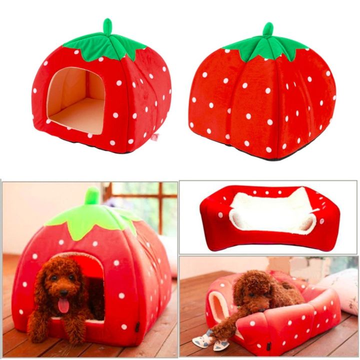Soft%20Strawberry%20Pet%20Dog%20Cat%20House%20Kennel%20Foldable%20Winter%20Warm%20Cushion%20Animal%20Bed%20Dogs%20And%20Cats%20Products%20(Size:%20XL),%20Red%20Color%20-%20Image%205