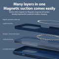 Liquid Silicone Magnetic Cases For iPhone 15 14 11 13 12 Pro Max Plus For Magsafe Case Wireless Charge Cover Phone Accessories. 