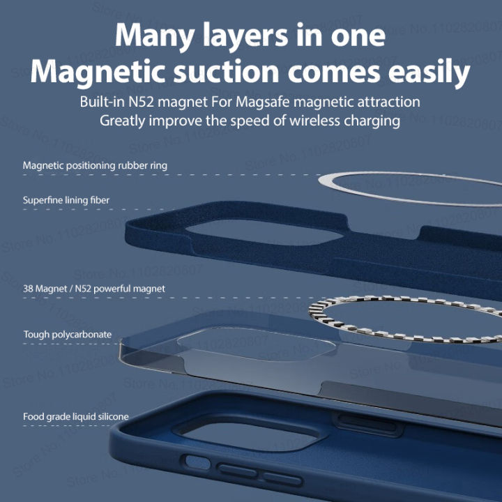 Liquid%20Silicone%20Magnetic%20Cases%20For%20iPhone%2015%2014%2011%2013%2012%20Pro%20Max%20Plus%20For%20Magsafe%20Case%20Wireless%20Charge%20Cover%20Phone%20Accessories%20-%20Image%204