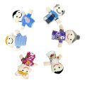 1pc Story Finger Puppets 6 People Family Members Kids Early Educational Toy. 