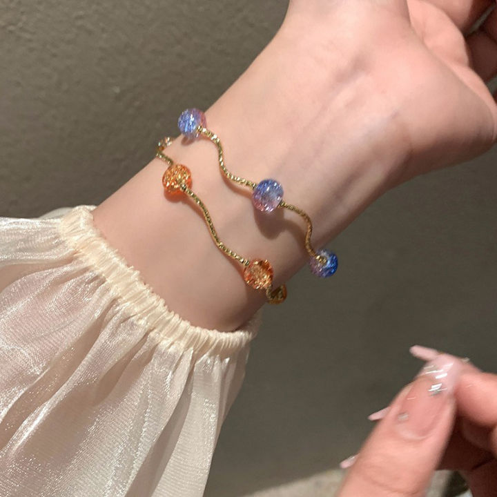 New%20Simple%20Gradient%20Color%20Glass%20Beaded%20Bracelet%20Party%20Jewelry%20Birthday%20Gifts%20NOVO%20-%20Image%202