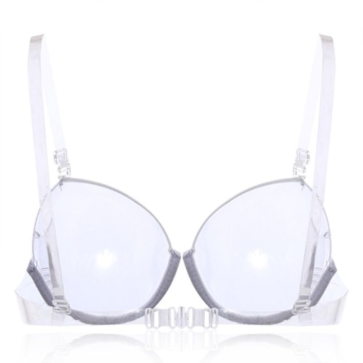 %E3%80%90VisioN%20Shop%E3%80%91Women%203/4%20Cup%20Transparent%20Plastic%20Bra%20Gather%20Push%20Up%20Invisible%20Bras%20Underwear%20See%20Bralette%20Mujer%20-%20Image%205
