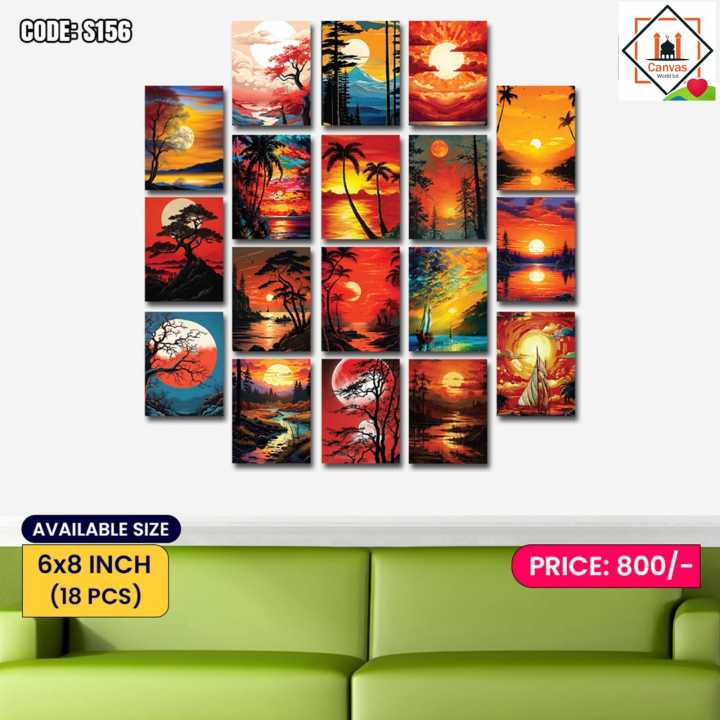 18pcs Unique Design Wallmate Combo Set – Perfect for Home & Office Wall ...